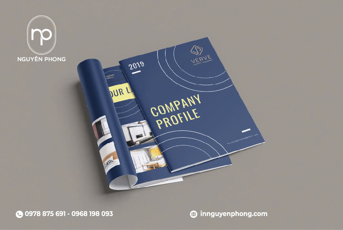 Thiết kế profile đơn giản phối viền tròn mềm mại